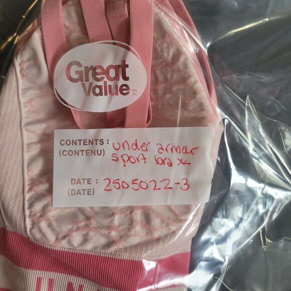 Under Armour Sports Bra Womens XL Pink Compression Activewear Medium Support - Picture 8 of 8